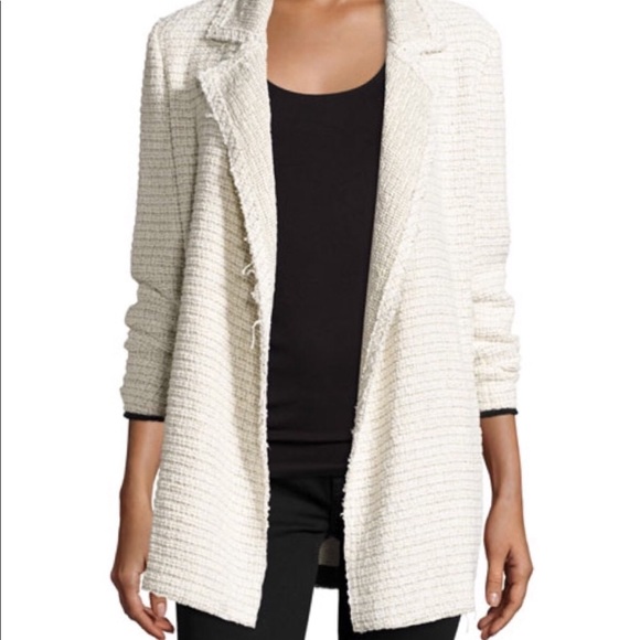 Theory Sweaters - Theory Clairene R Tweed Wrap Sweater Coat